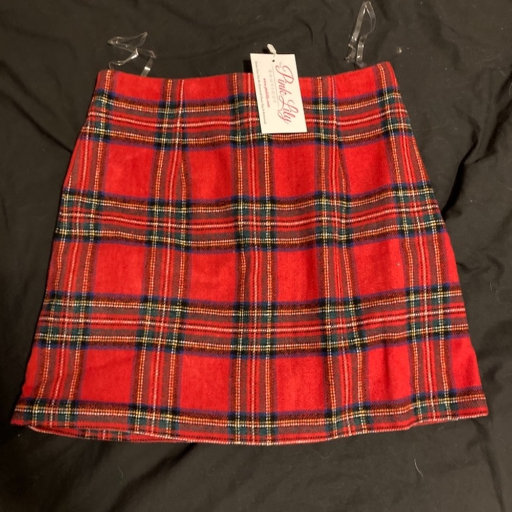 Pink Lily mini skirt